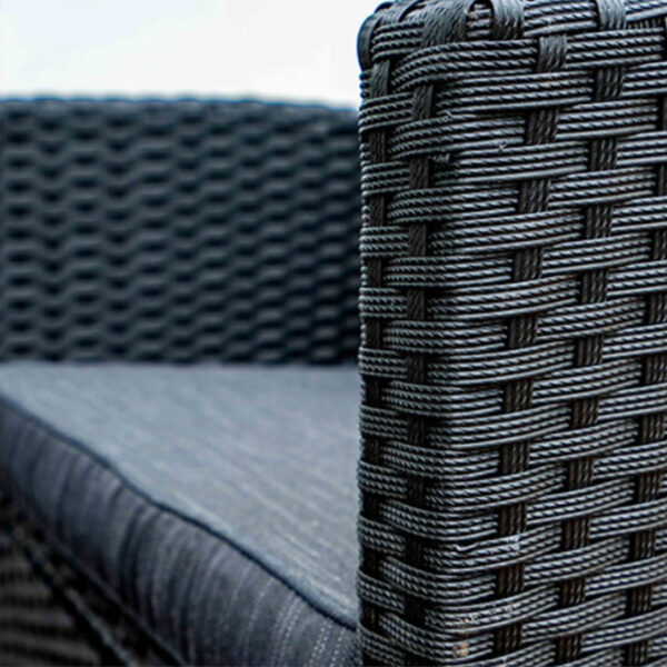 4 Piece Corner Rattan Outdoor Furniture Set - Image 5